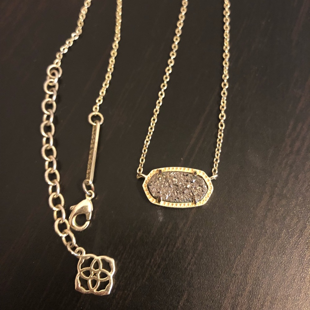 Kendra Scott Elisa oval pendant necklace